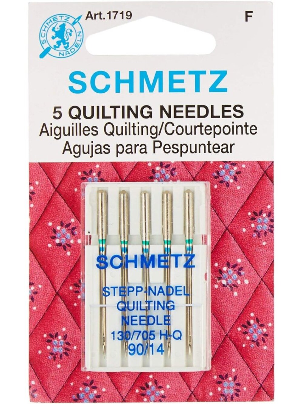 71834 Quilt Machine Needles-Size 14/90 5/Pkg